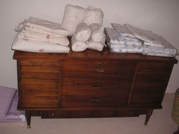 More sheets & vintage cedar chest