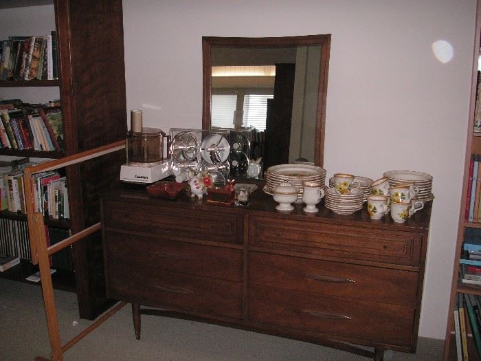 Dresser matches double bed frame upstairs