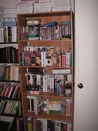 Audiobooks:  most on cassette tape.  Big selection.
