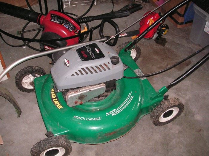 Quattro gas mower + blower + trimmer