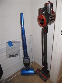 Electrolux and Shark vacuums