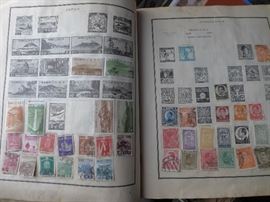 large vintage stamp collection