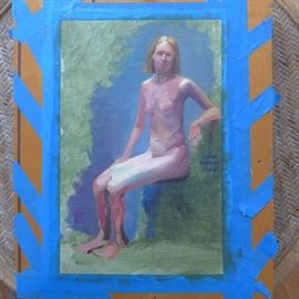 nude color study from memory