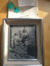 woven silk picture from La Maison des Canuts, Lyon France