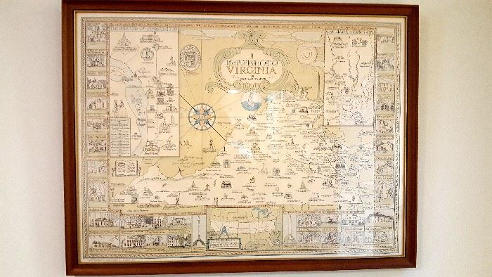 "Historical Map of Virginia" by Charles Smith.