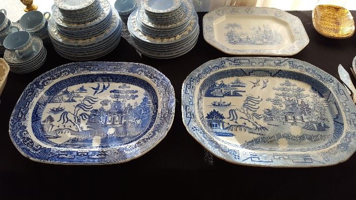 Blue Willow Platters
