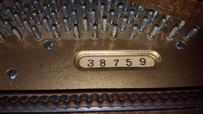 Serial Number = c.1910