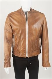 Men's Burberry Leather Jacket