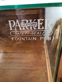 Antique Fountain Pen Display Case
