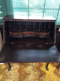 Antique Slant Top Desk with working locks and key