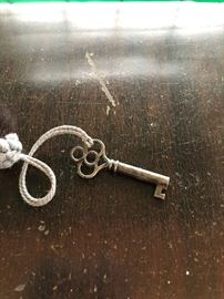 Antique Slant Top Desk with working locks and key