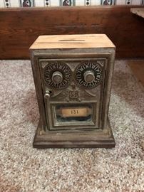 USPS box coin bank