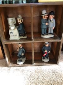Pinkerton Detective Figurines