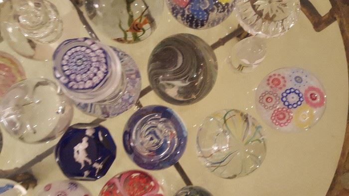 Paperweight collection
