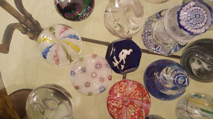Paperweight collection