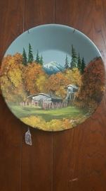 Painted in Alaska Gold mining bowl