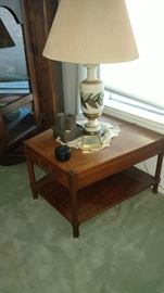 Mid century end table