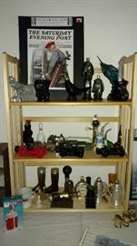 Collection of rare Avon cologne and perfume bottles