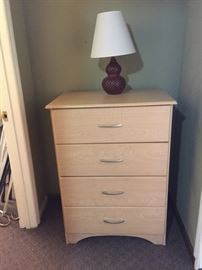 Chest of Drawers, Lamp