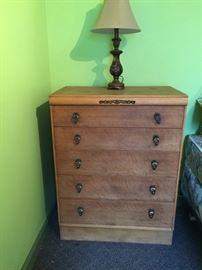 Chest of Drawers, Lamp