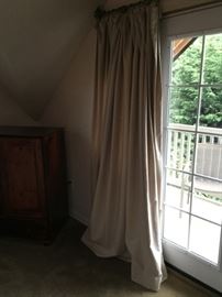 Draperies are for sale.