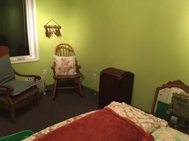 Arm Chair, Rocking Chair, Hamper, Mirror, Space Heater