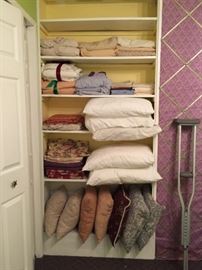 Bed Linens (King, Queen/Full, Pillow Cases, Shames, Throw Pillow, Bed Pillows, Bed Skirts)