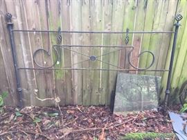 Yard Art (Metal Headboard)