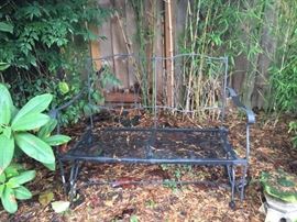 Metal  Glider Bench