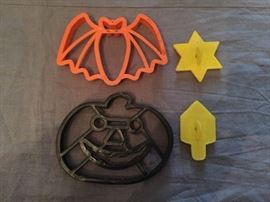 Halloween, Star, and Arrow Cookie Cutters