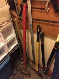 Thatcher, Ax, Pick, Lopers, Metal Ruler, Saws