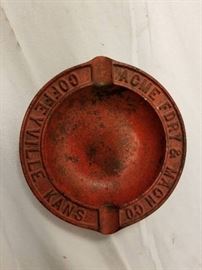 Vintage Cast Iron Ash Tray Coffetville, KS