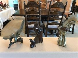 Various textured eagles