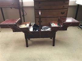 Vintage sewing cabinet