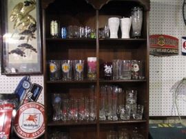 Beer drinking glasses