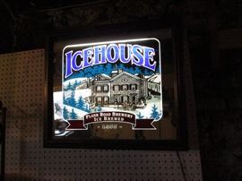Icehouse beer sign