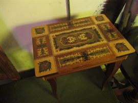 Inlaid side table