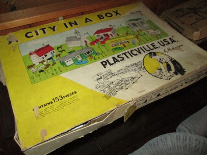 Plasticville City in a box