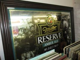 Miller beer mirror
