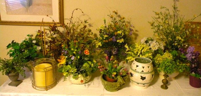 A wide variety of beautiful floral arrangements