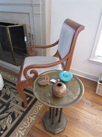 Poets chair and recycled table