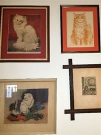 Huge selection of cat prints and art