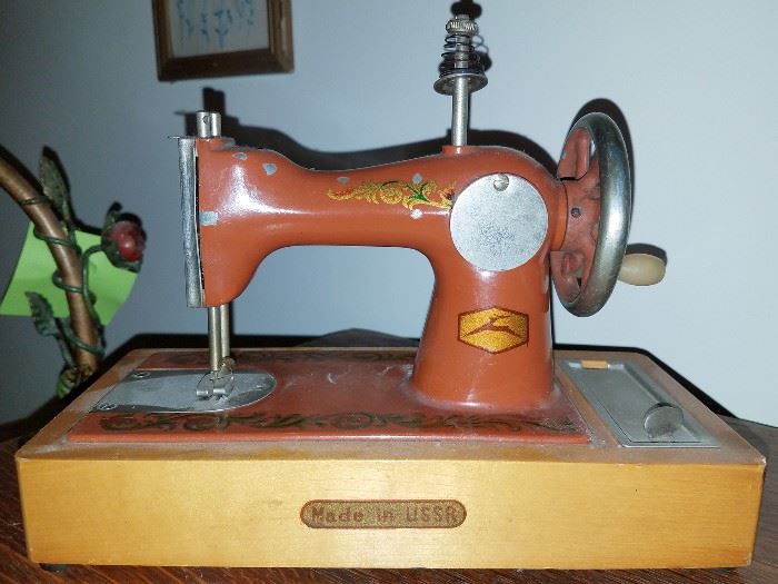 Toy sewing machine. Made in USSR
