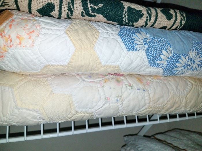 Hand-made quilts