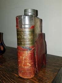 Antique book flask