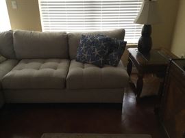 Cindy Crawford sectional tan