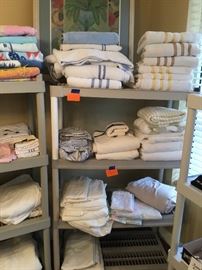 Bed linens & towels - Queen size for bedding. 