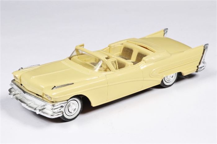 1958 Road Master Yellow Convertible Dealer Promo Friction Car