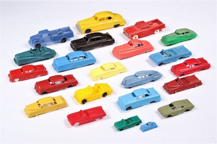 Large Collection Of Colorful 1950's American Plastic Cars