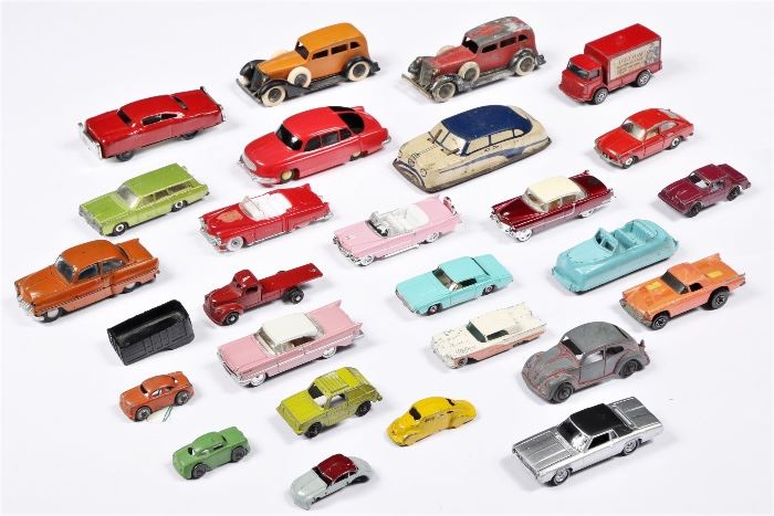 A Great Collection Of Vintage And Modern Toy Cars Including Tootsietoy, Lesney 